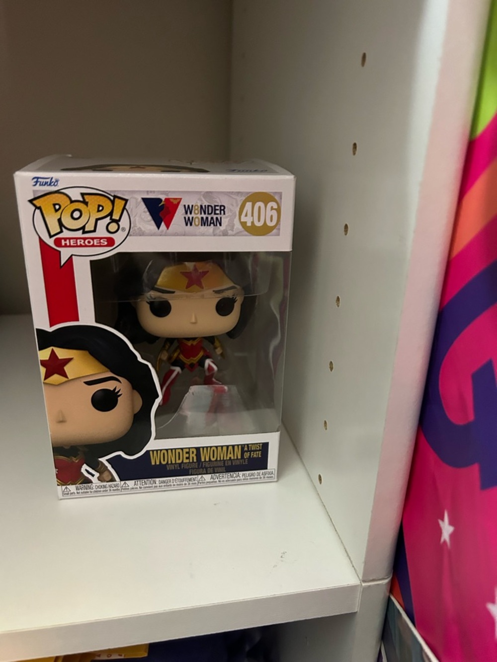 Funko Wonder Woman Pop! Figure Box - Red, Gold, Black